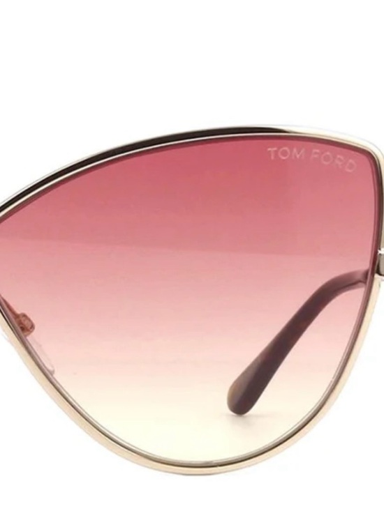TOM FORD ELISE-02 TF569 28T Sunglasses Rose Gold Cat-Eye Pink Gradient Italy main image 10